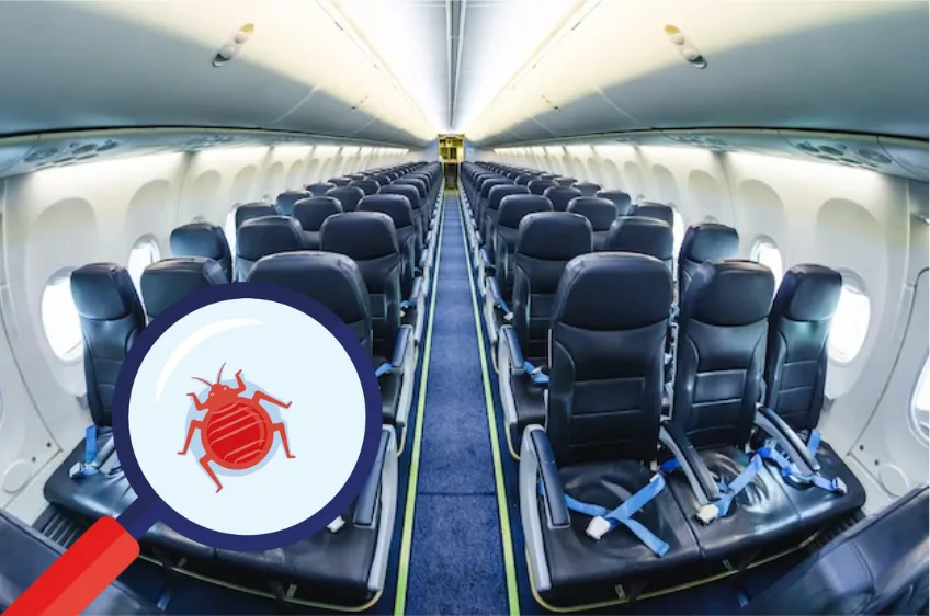 punaises de lit dans les avions