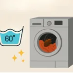 Machine à laver avec température à 60°C pour éliminer les punaises de lit sur les vêtements