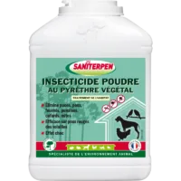 Saniterpen – Insecticide poudre au pyrèthre végétal contre punaises, puces et cafards Insecticide Saniterpen en poudre au pyrèthre végétal pour punaises de lit et autres insectes